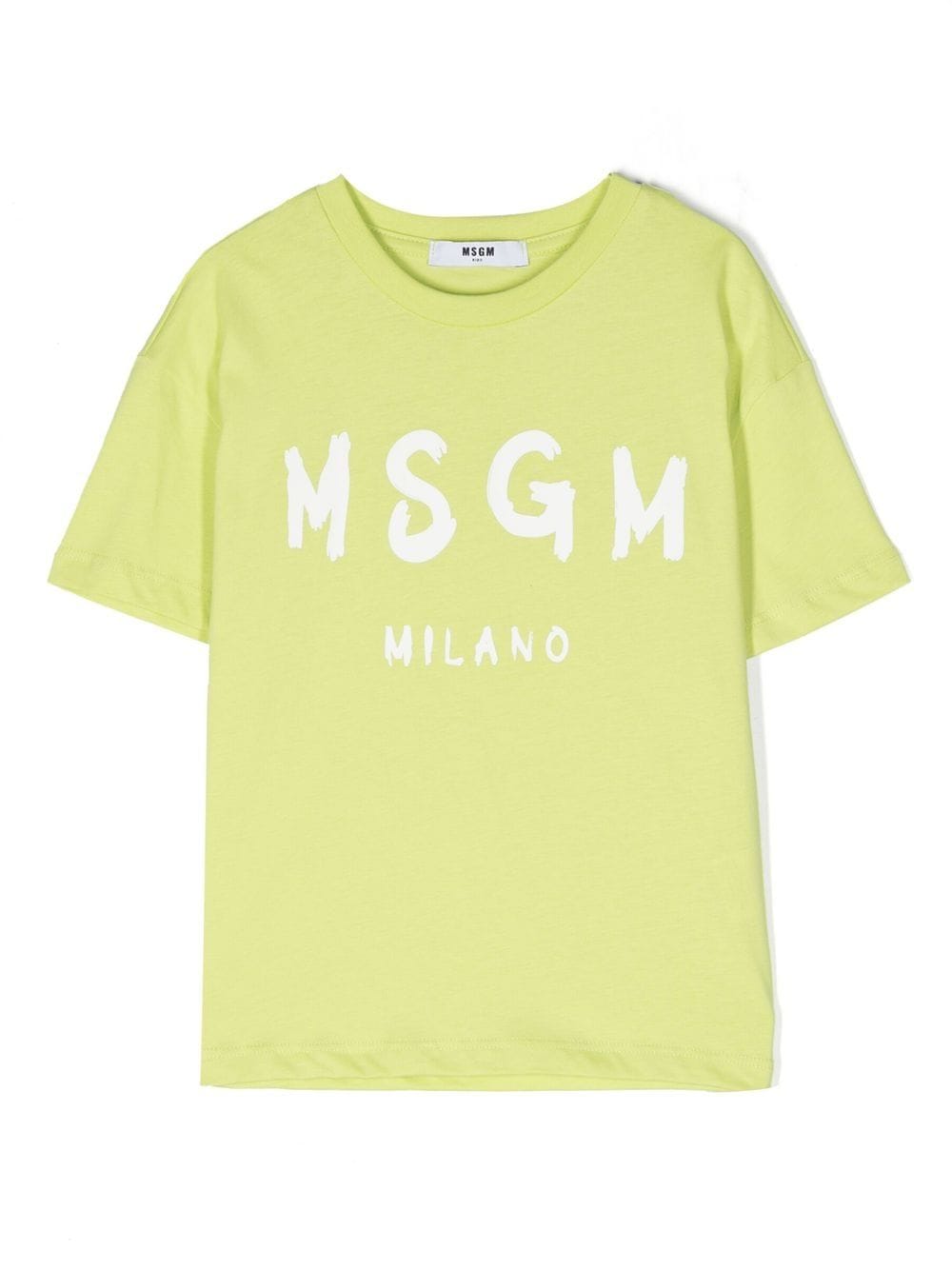 MSGM Kids T-Shirt mit Logo-Print - Grün von MSGM Kids