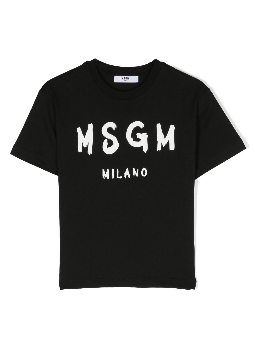 MSGM Kids T-Shirt mit Logo-Print - Schwarz von MSGM Kids