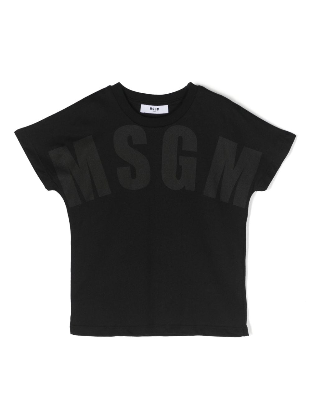 MSGM Kids T-Shirt mit Logo-Print - Schwarz von MSGM Kids