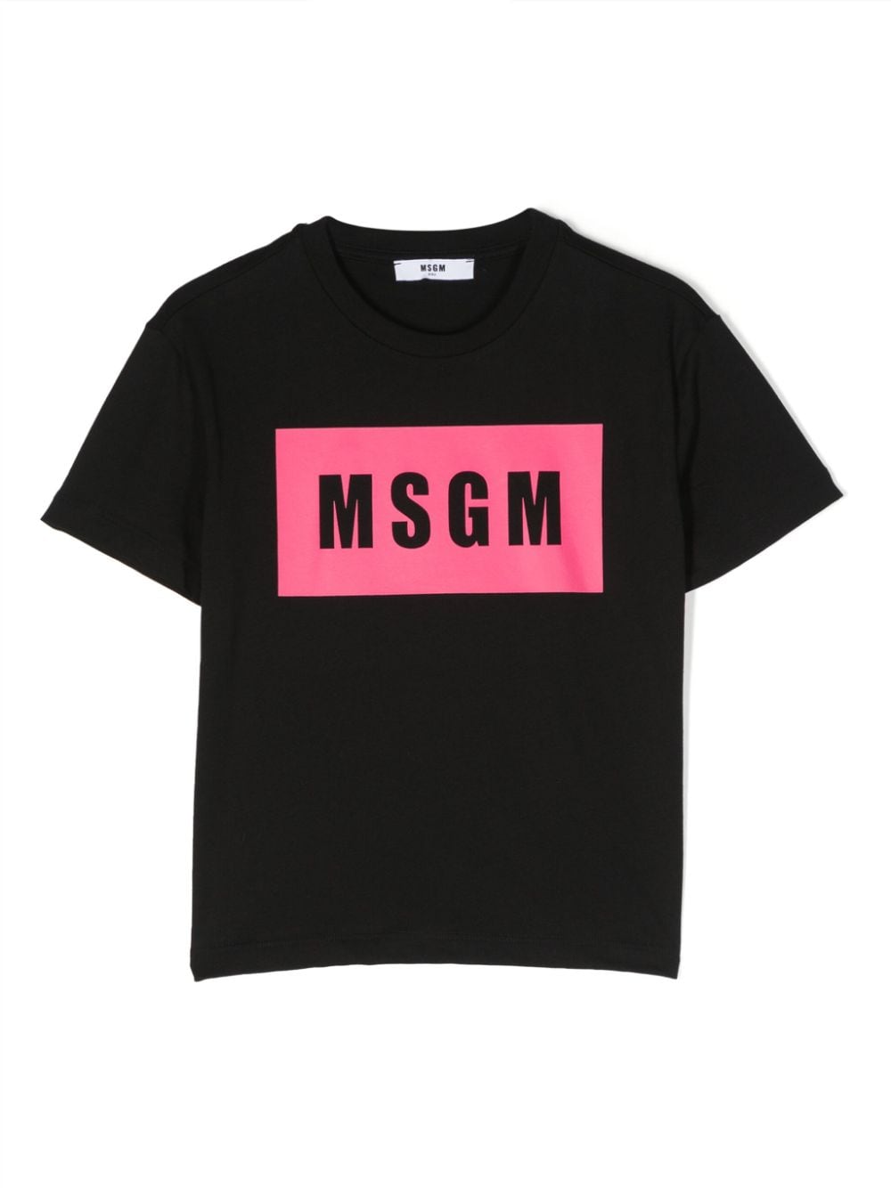 MSGM Kids T-Shirt mit Logo-Print - Schwarz von MSGM Kids