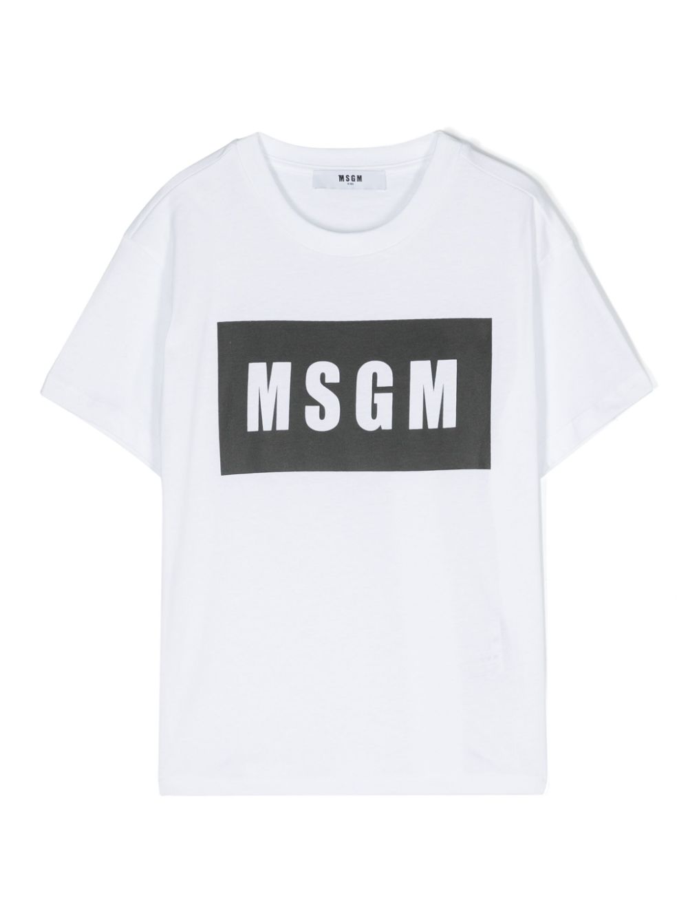 MSGM Kids T-Shirt mit Logo-Print - Weiß von MSGM Kids