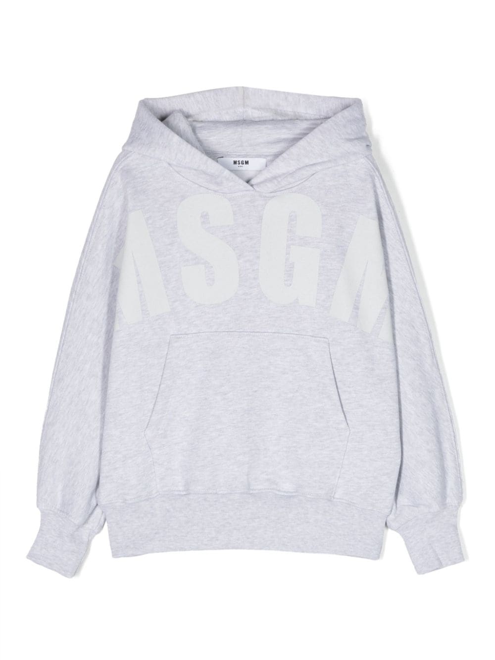 MSGM Kids Hoodie mit Logo-Print - Grau von MSGM Kids