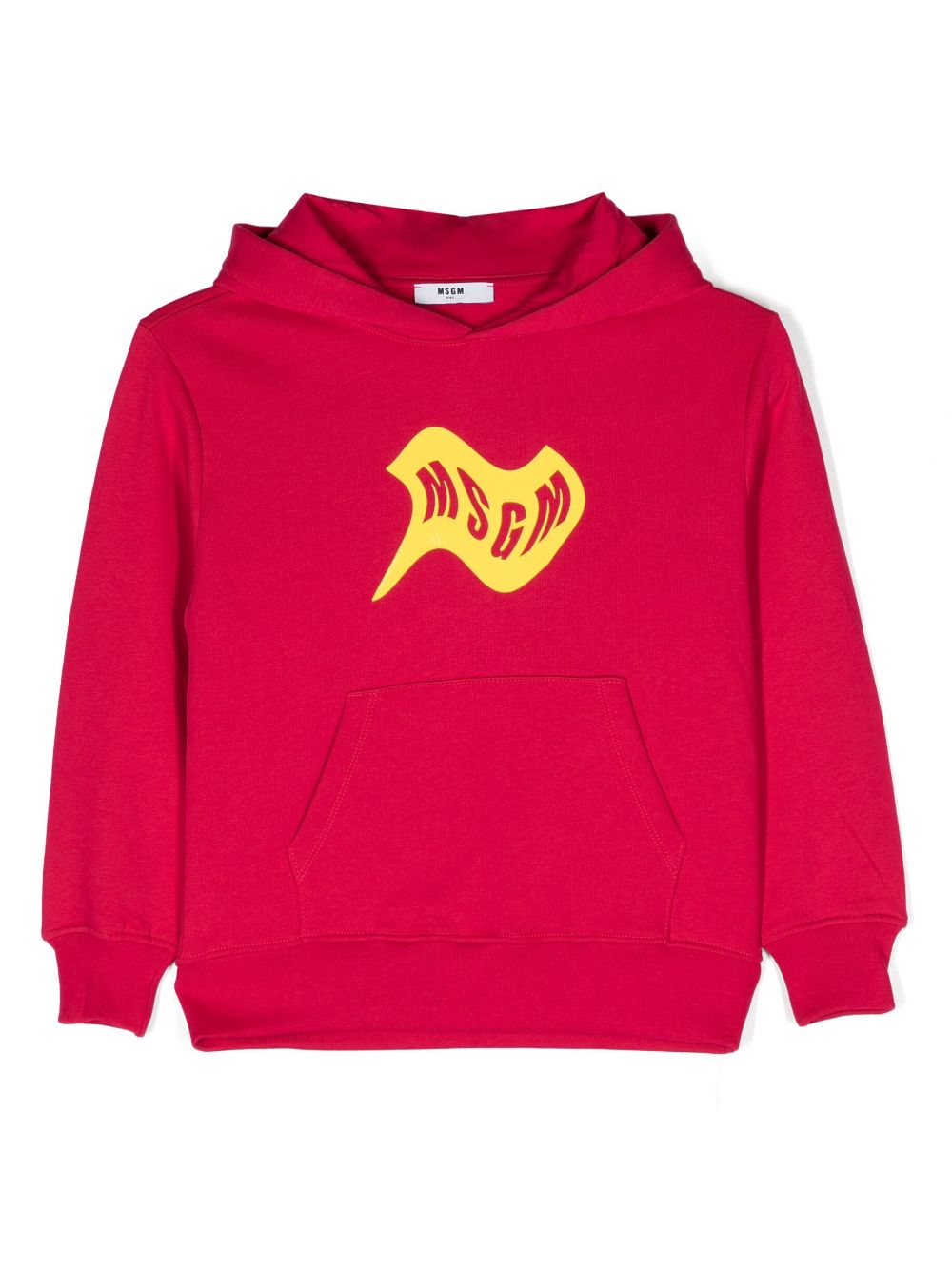 MSGM Kids Hoodie mit Logo-Print - Rosa von MSGM Kids