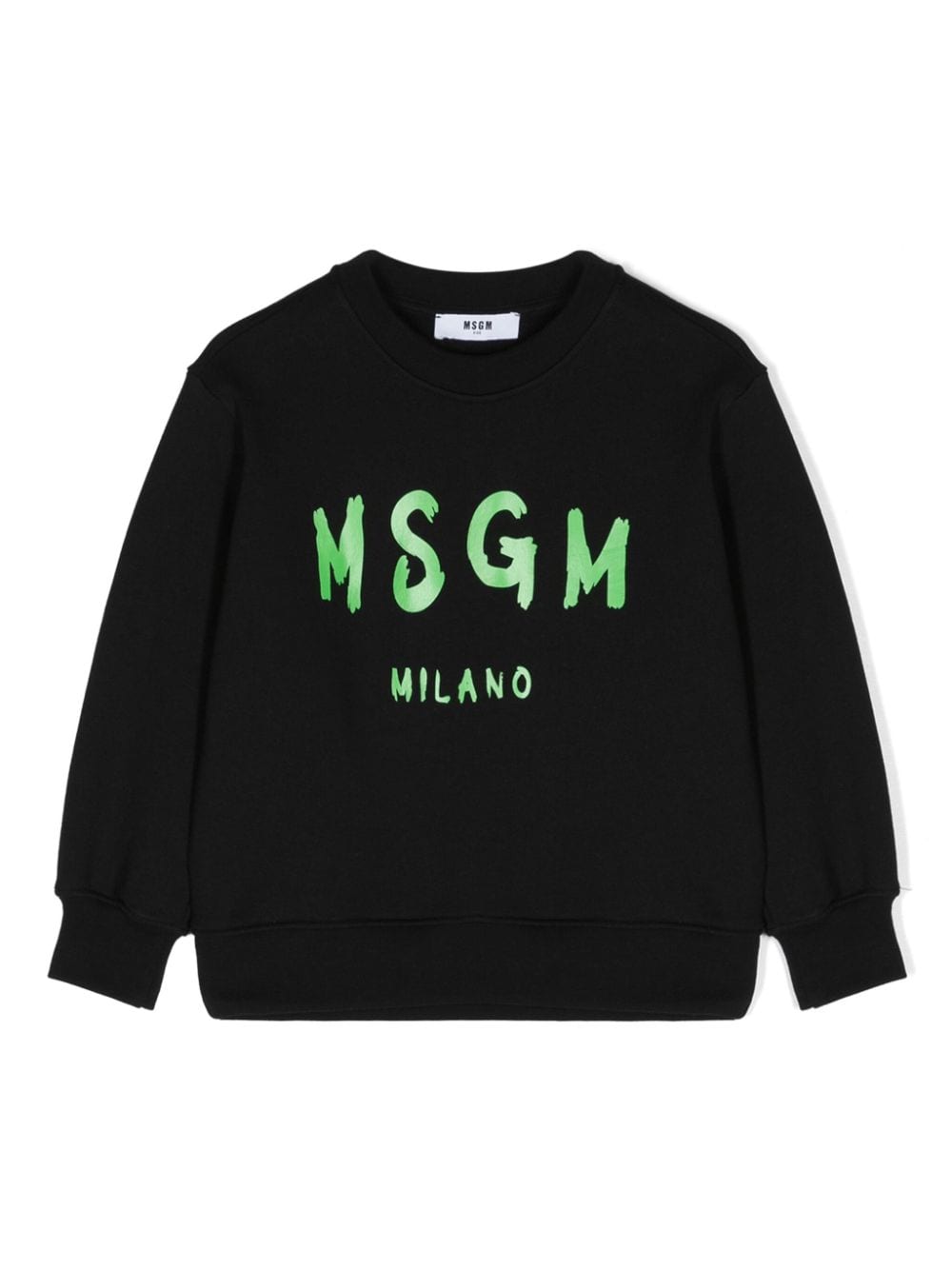 MSGM Kids Sweatshirt mit Logo-Print - Schwarz von MSGM Kids