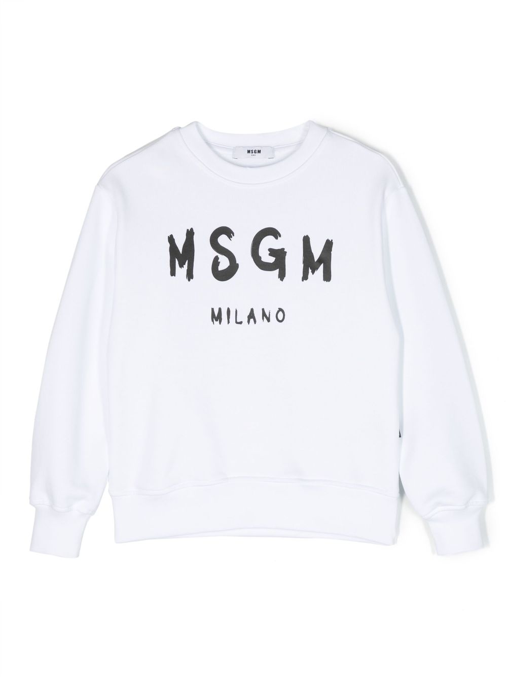 MSGM Kids Sweatshirt mit Logo-Print - Weiß von MSGM Kids