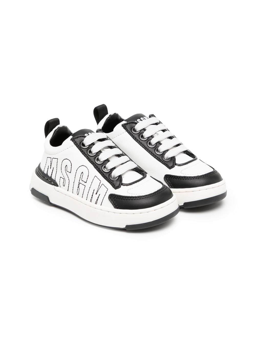 MSGM Kids Sneakers mit Logo-Print - Weiß von MSGM Kids