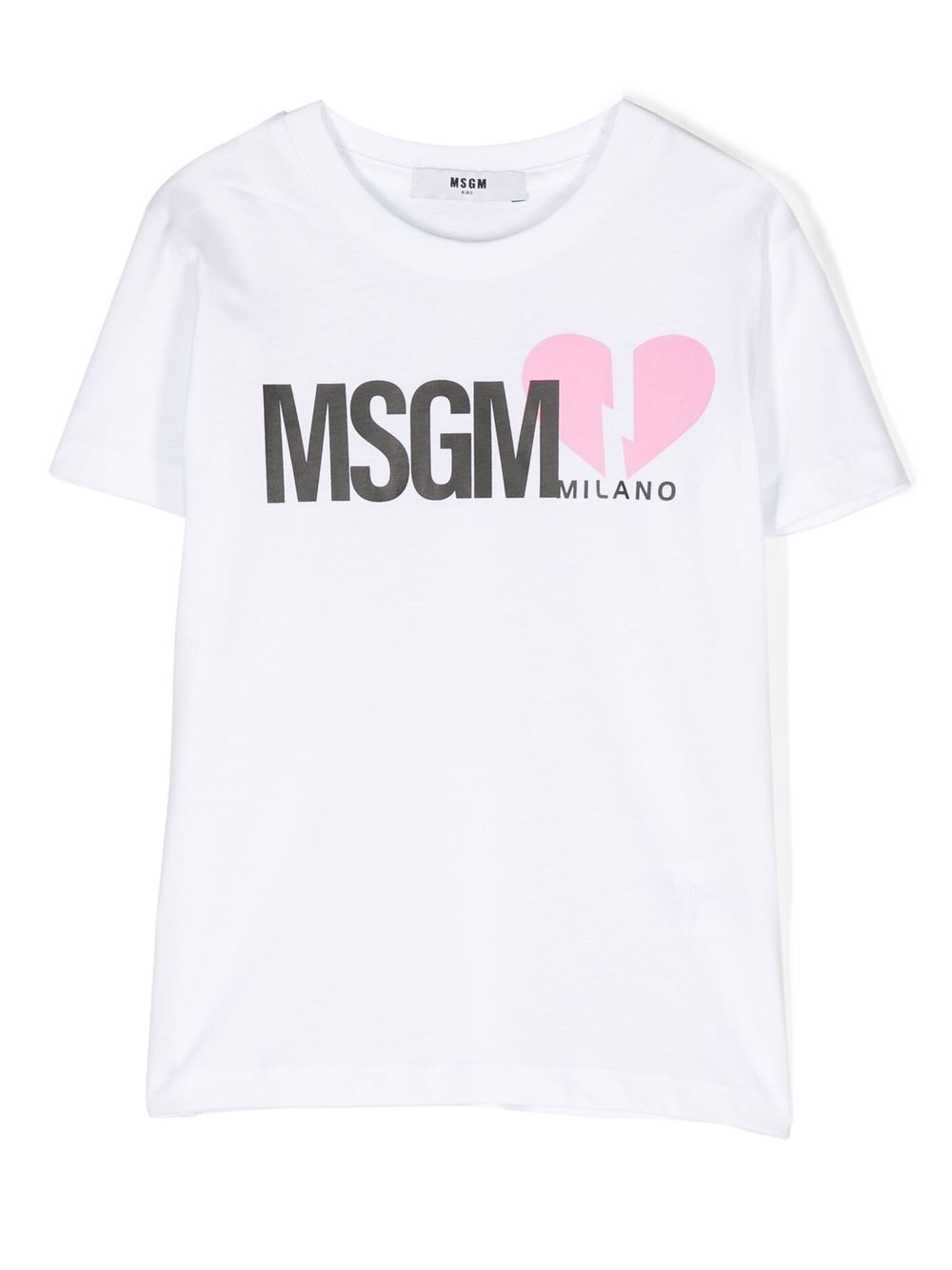 MSGM Kids T-Shirt mit Logo-Print - Weiß von MSGM Kids