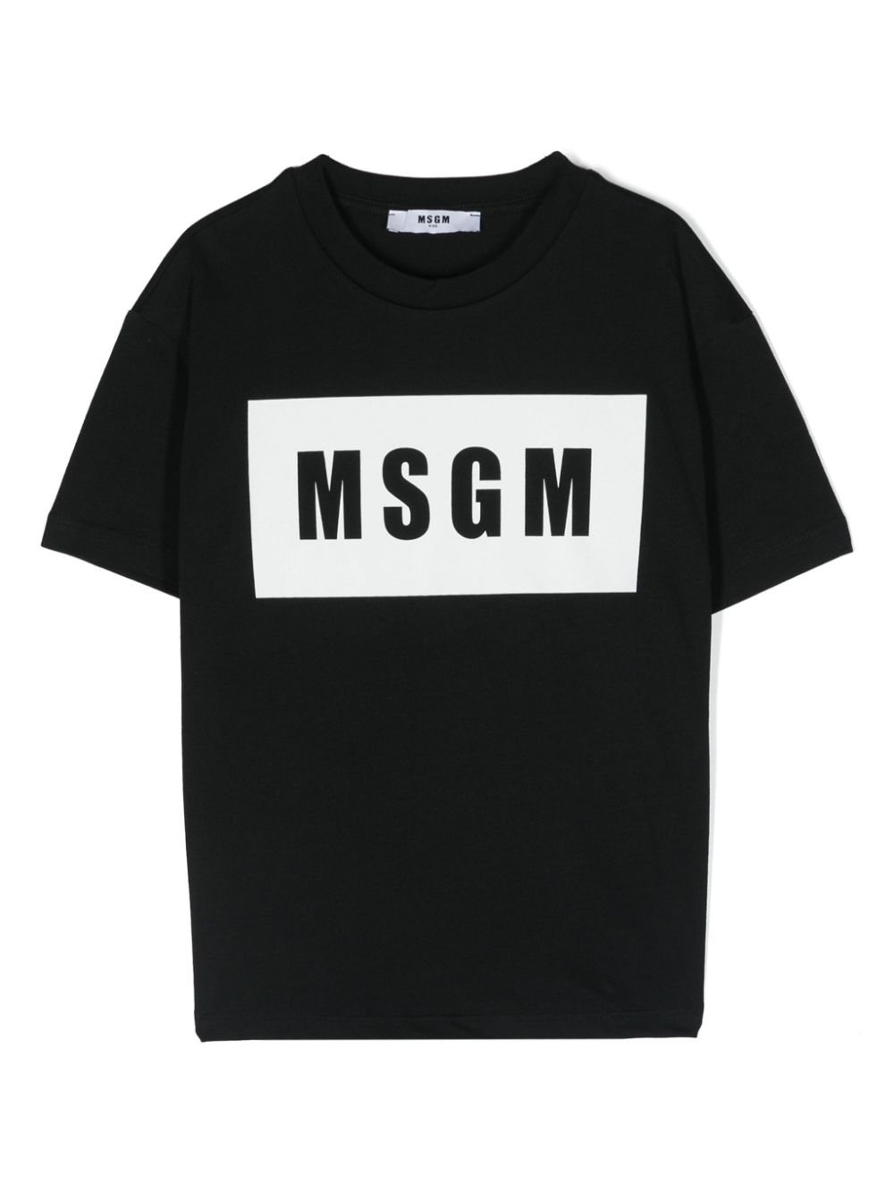 MSGM Kids Sweatshirt mit Logo-Stempel - Schwarz von MSGM Kids