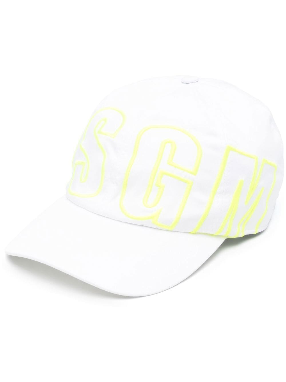 MSGM Baseballkappe mit Logo-Print - Weiß von MSGM