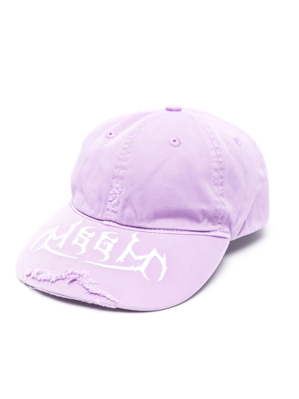 MSGM Baseballkappe mit Logo-Stickerei - Violett von MSGM