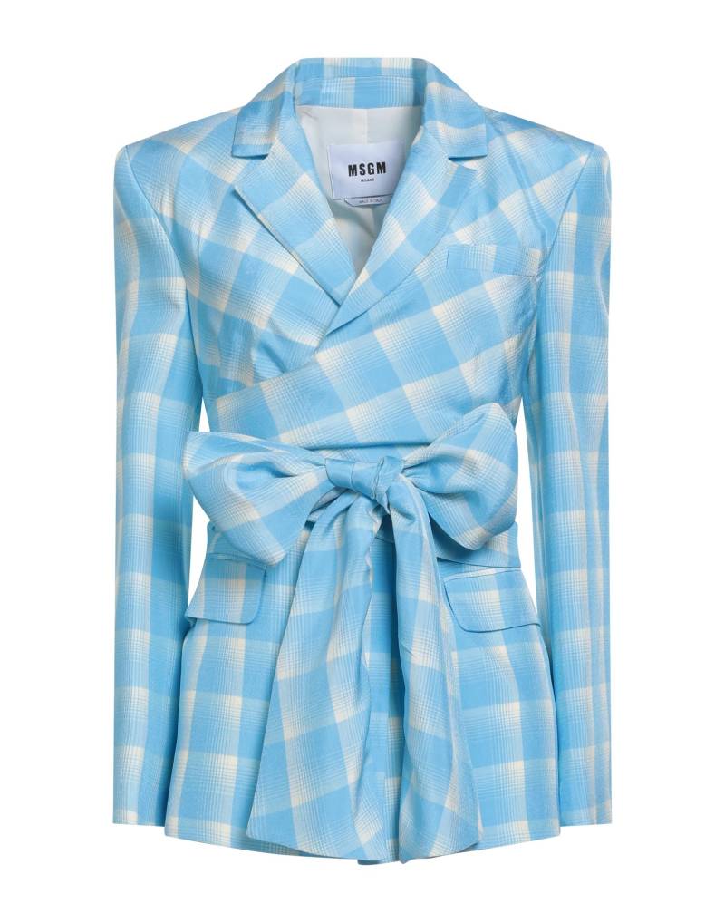 MSGM Blazer Damen Azurblau von MSGM