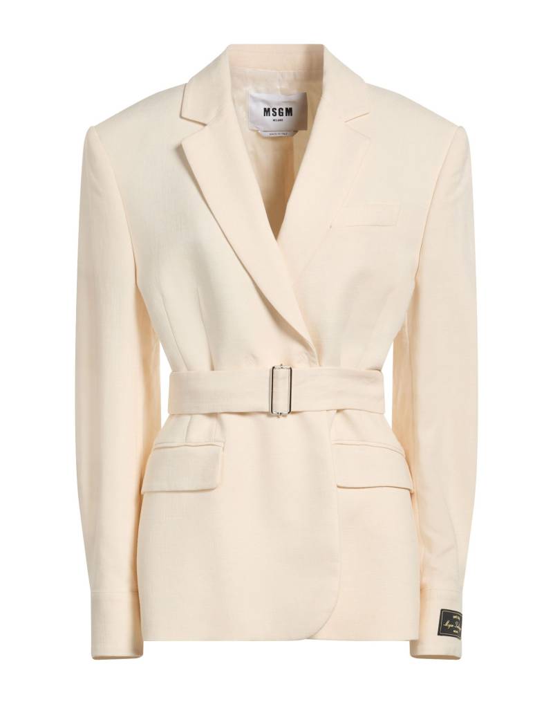 MSGM Blazer Damen Cremeweiß von MSGM