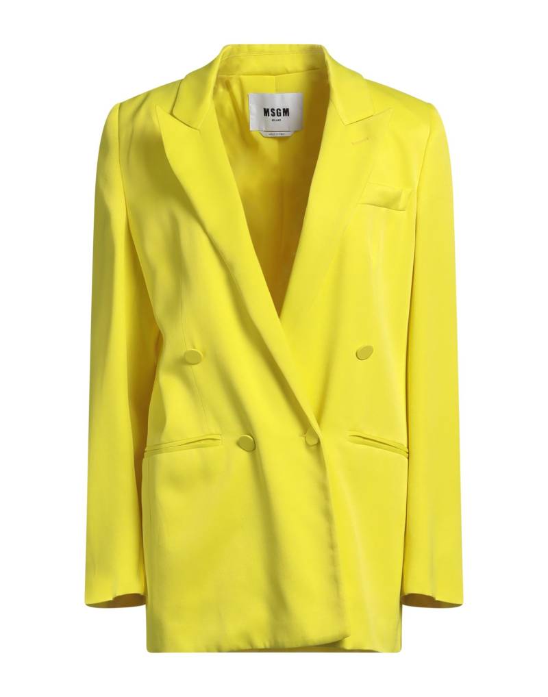 MSGM Blazer Damen Gelb von MSGM