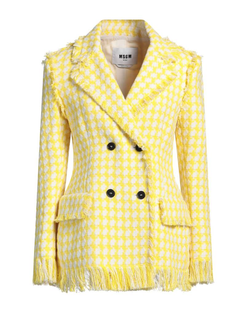 MSGM Blazer Damen Gelb von MSGM