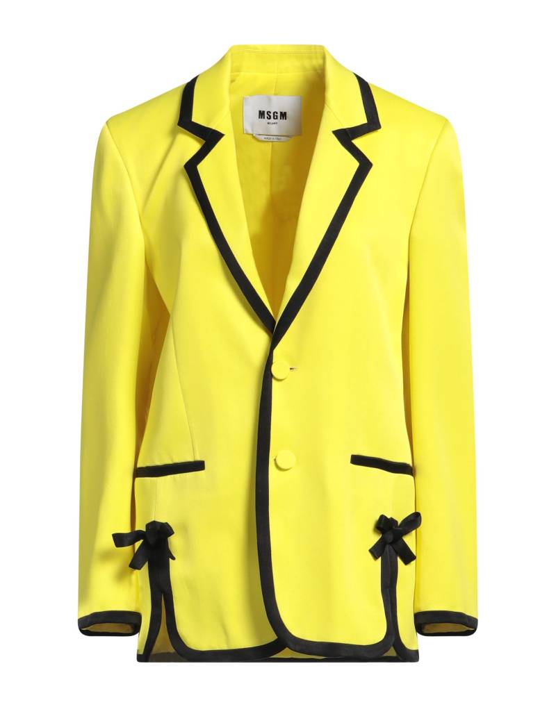 MSGM Blazer Damen Gelb von MSGM