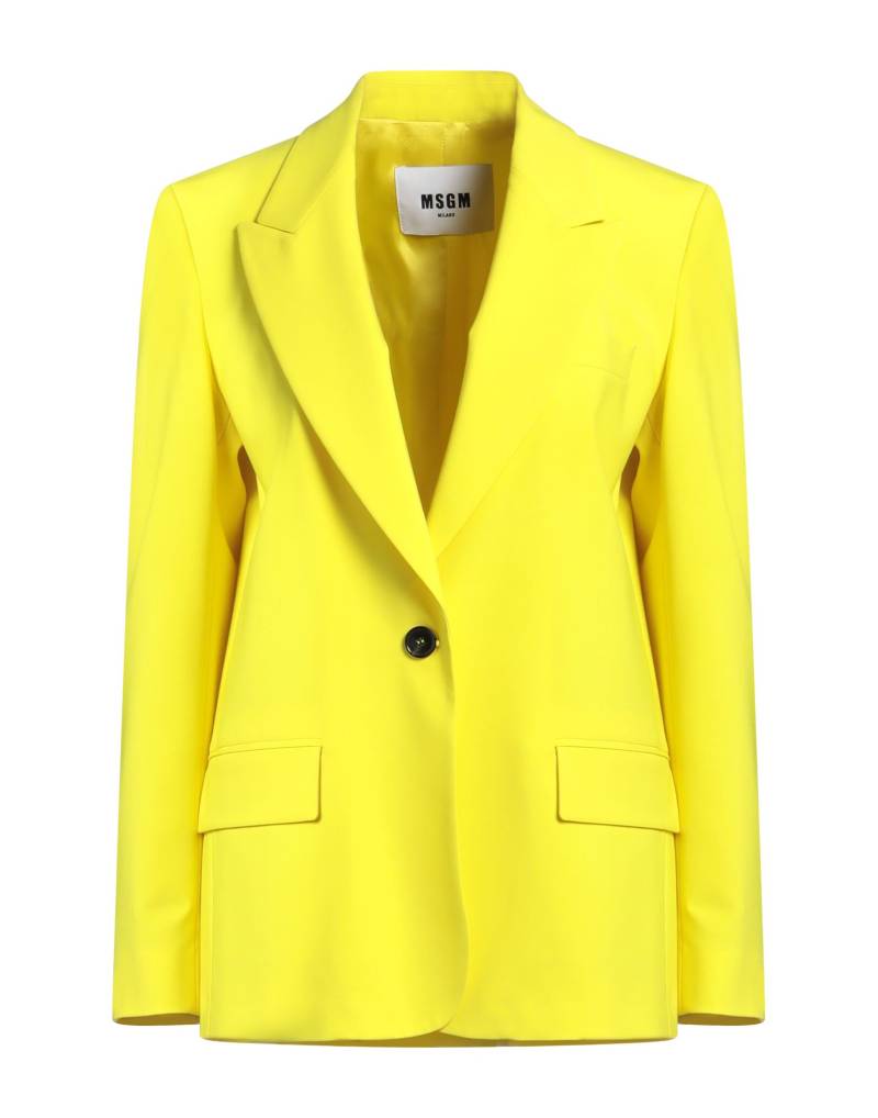 MSGM Blazer Damen Gelb von MSGM