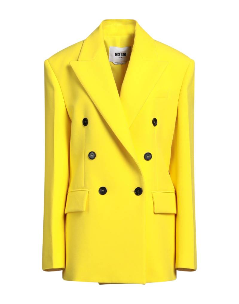 MSGM Blazer Damen Gelb von MSGM