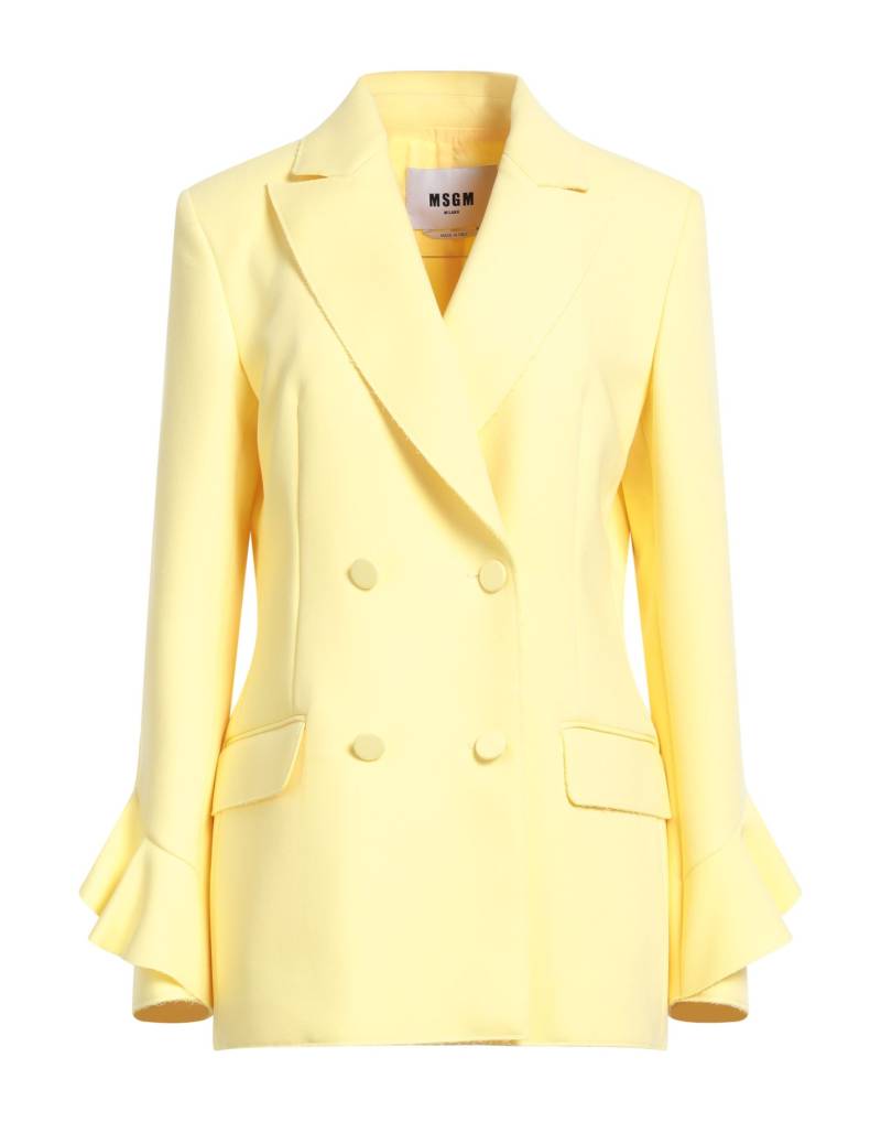 MSGM Blazer Damen Gelb von MSGM