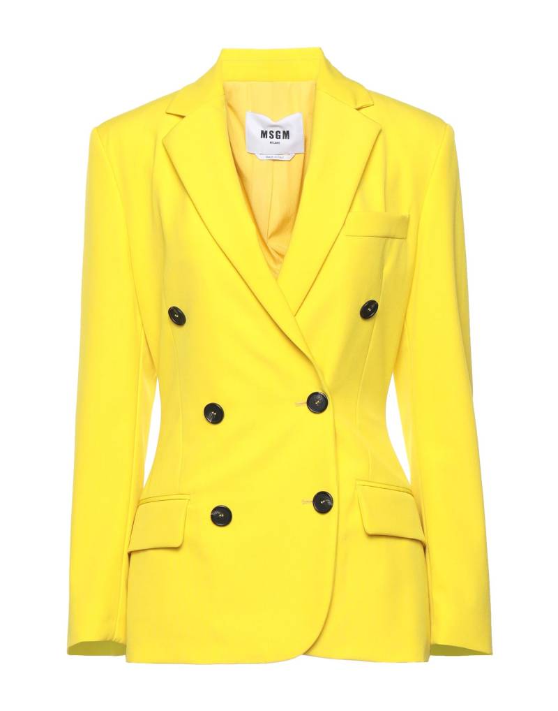 MSGM Blazer Damen Gelb von MSGM