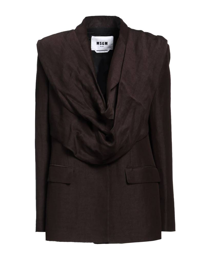 MSGM Blazer Damen Schokobraun von MSGM