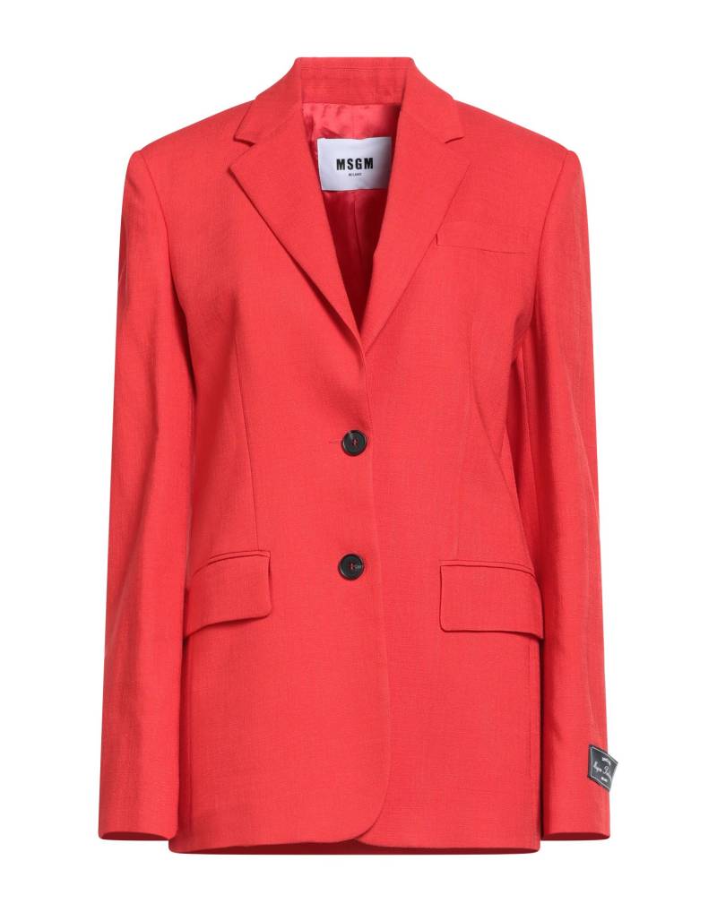 MSGM Blazer Damen Rot von MSGM