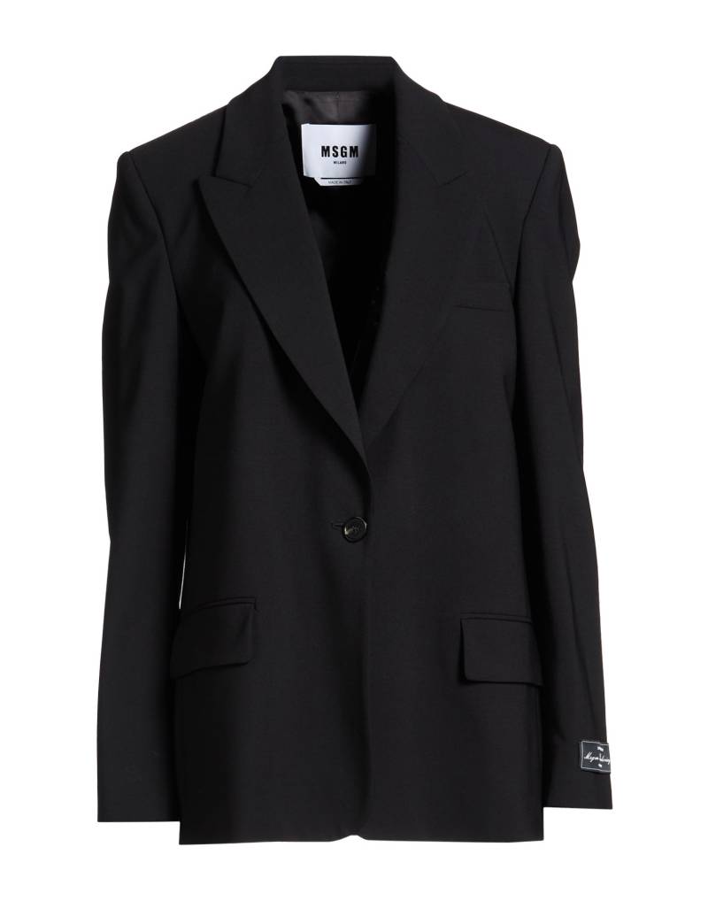 MSGM Blazer Damen Schwarz von MSGM