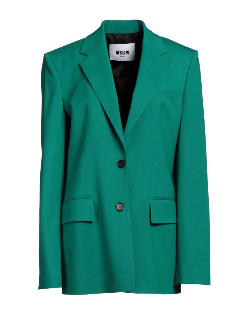 MSGM Blazer Damen Smaragdgrün von MSGM