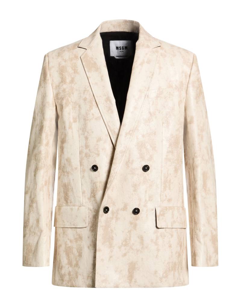 MSGM Blazer Herren Cremeweiß von MSGM
