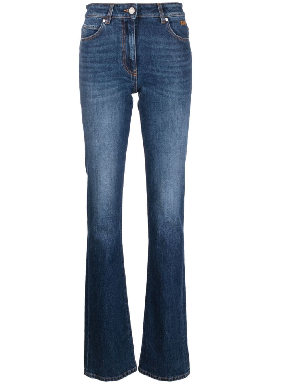 MSGM Bootcut-Jeans mit hohem Bund - Blau von MSGM