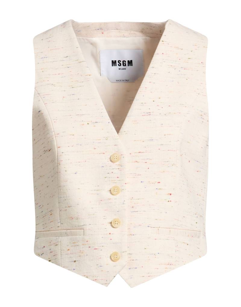 MSGM Couture-weste Damen Elfenbein von MSGM
