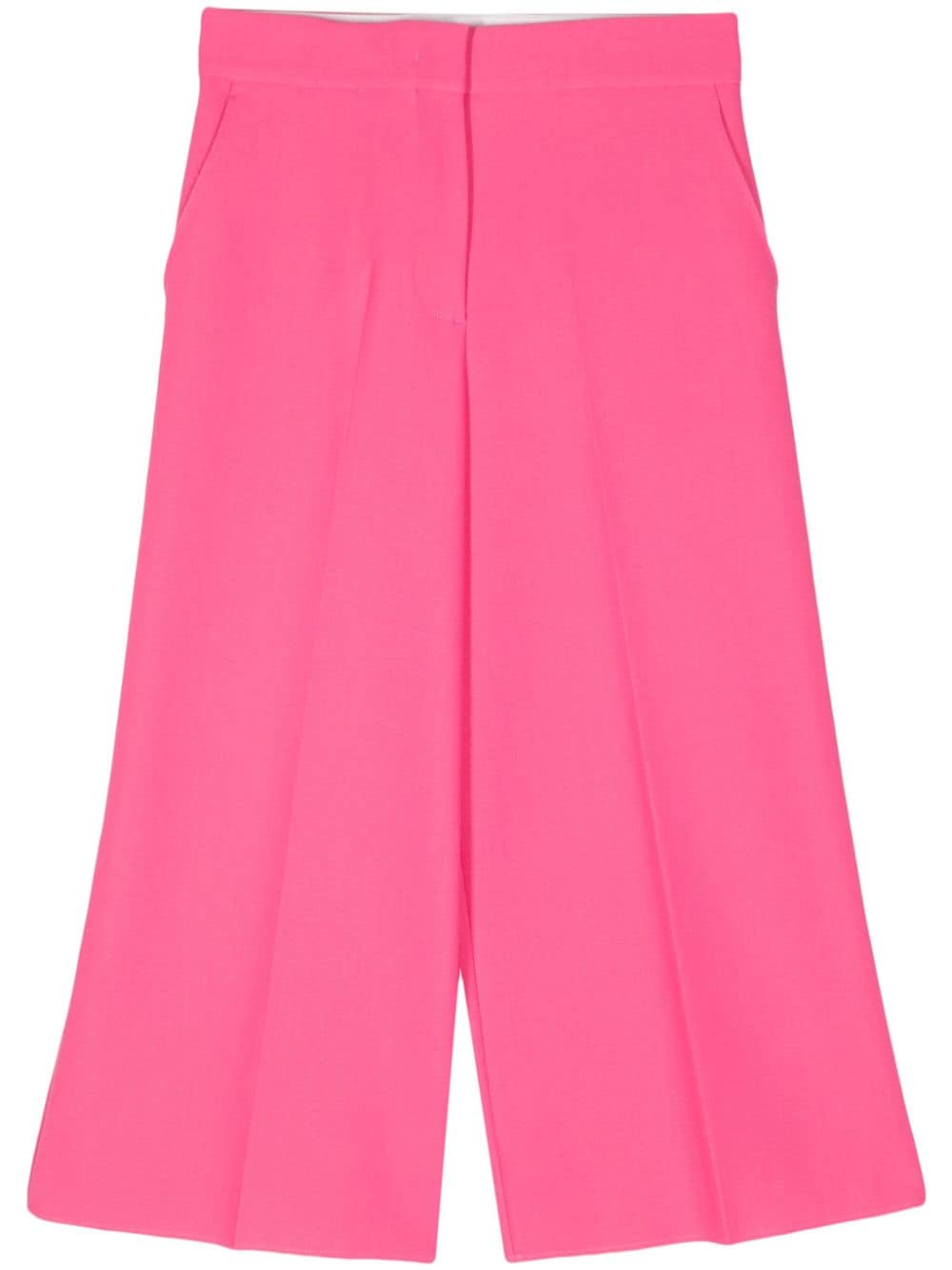 MSGM Cropped-Hose mit weitem Bein - Rosa von MSGM