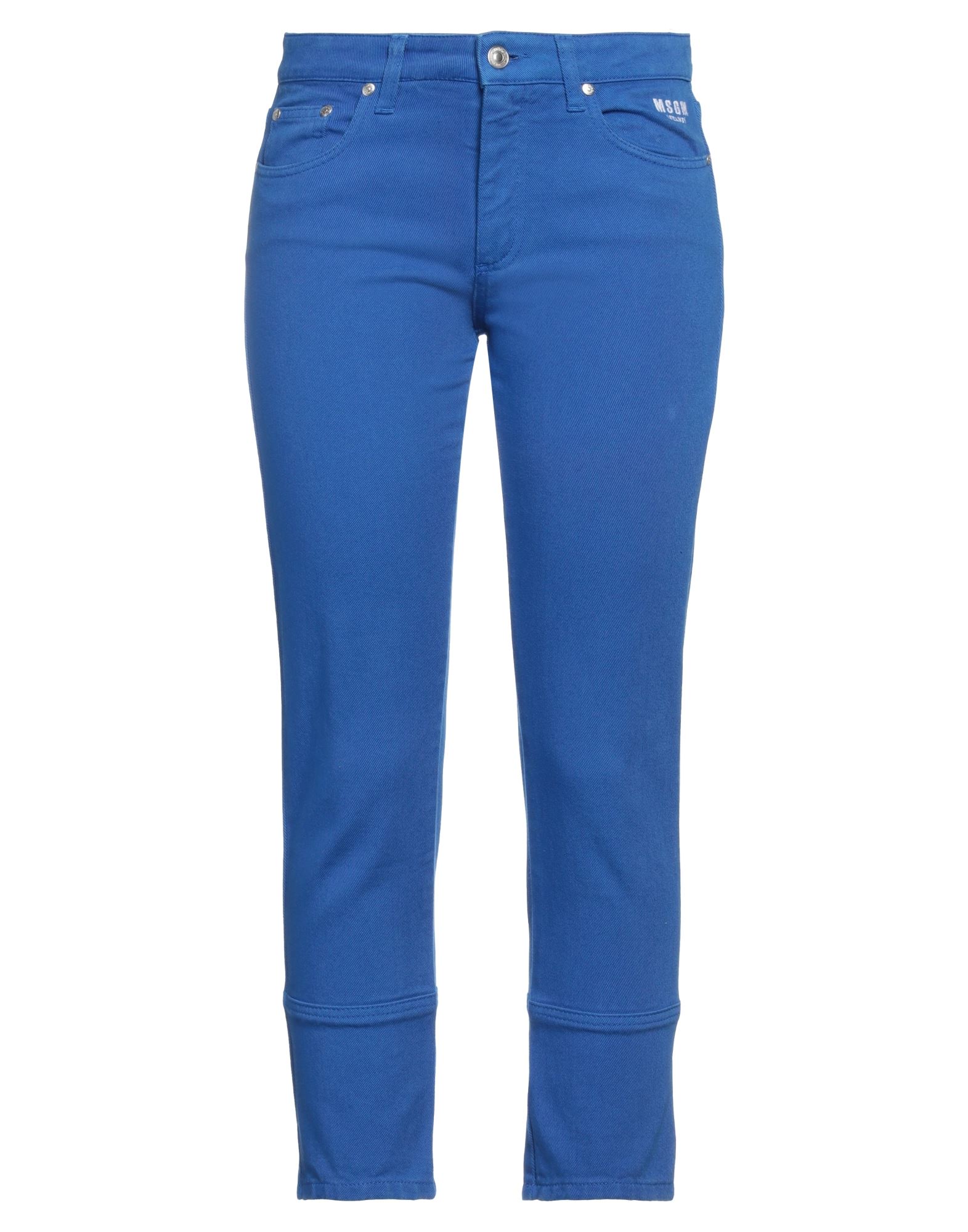 MSGM Cropped Jeans Damen Königsblau von MSGM