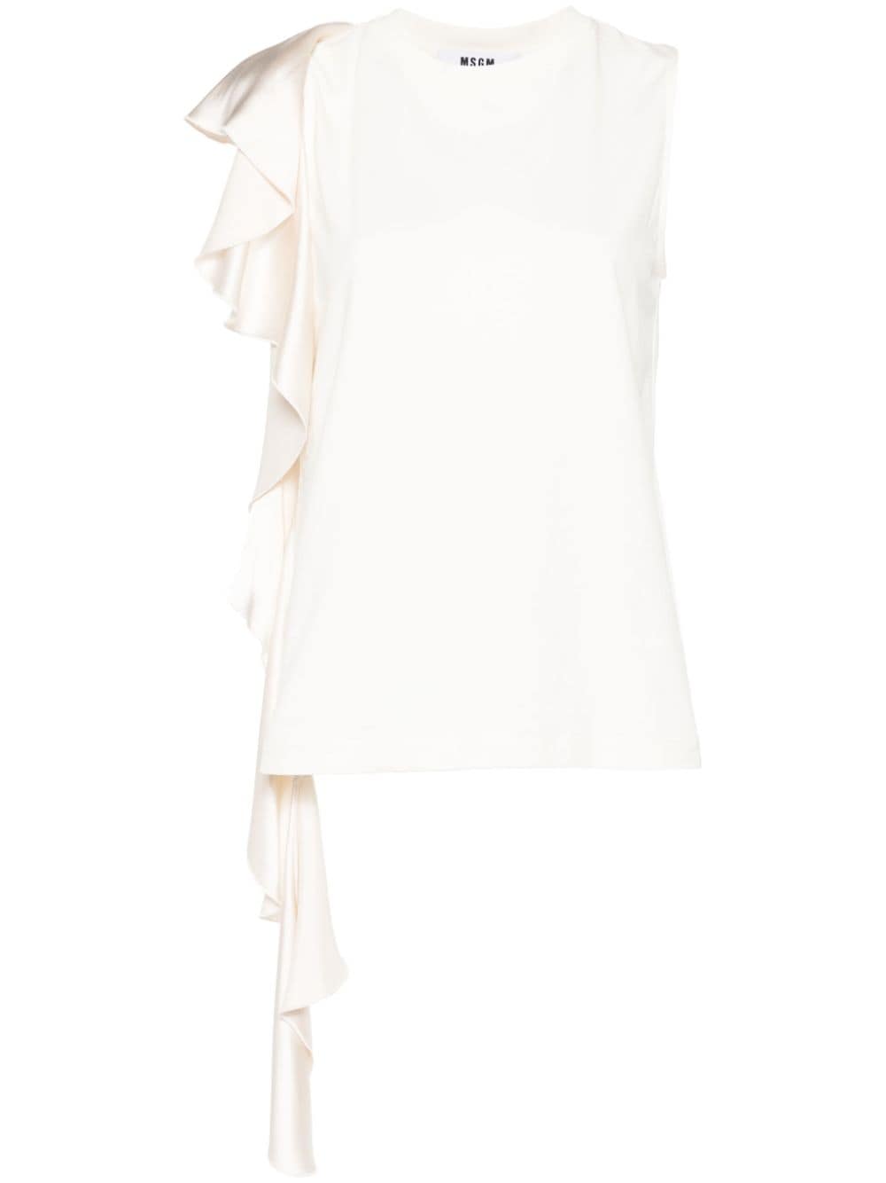 MSGM Drapierte Bluse - Nude von MSGM