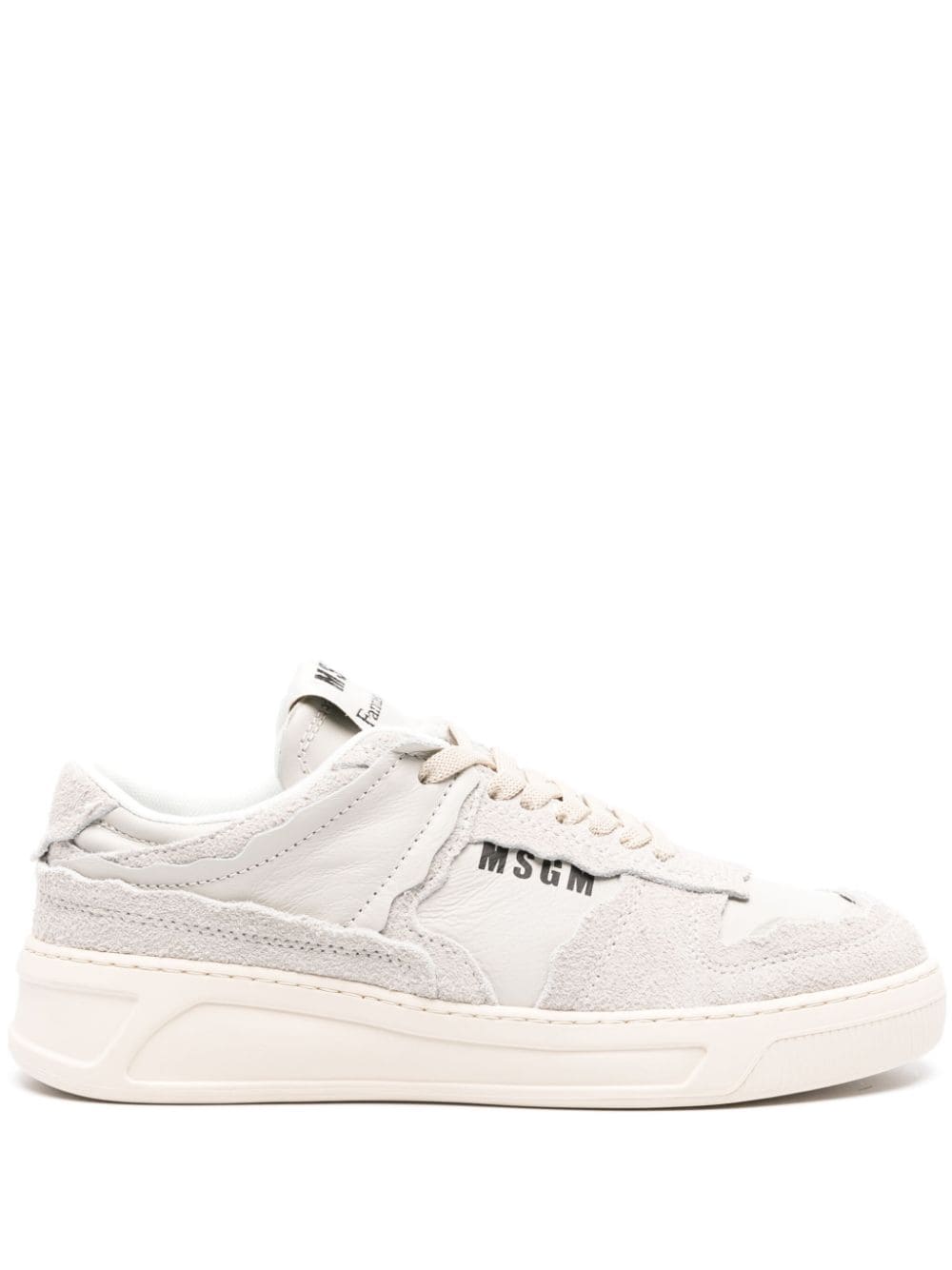 MSGM MA-1 Sneakers mit Einsätzen - Nude von MSGM