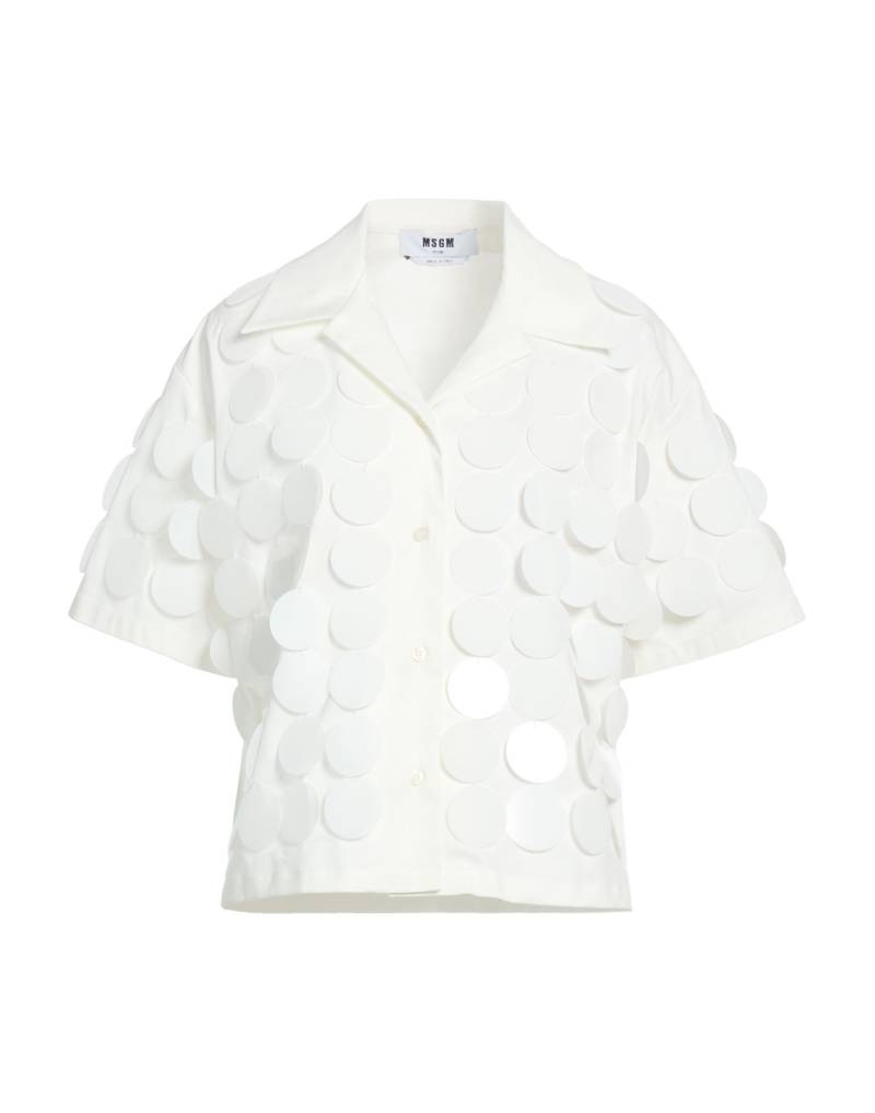 MSGM Hemd Damen Weiß von MSGM