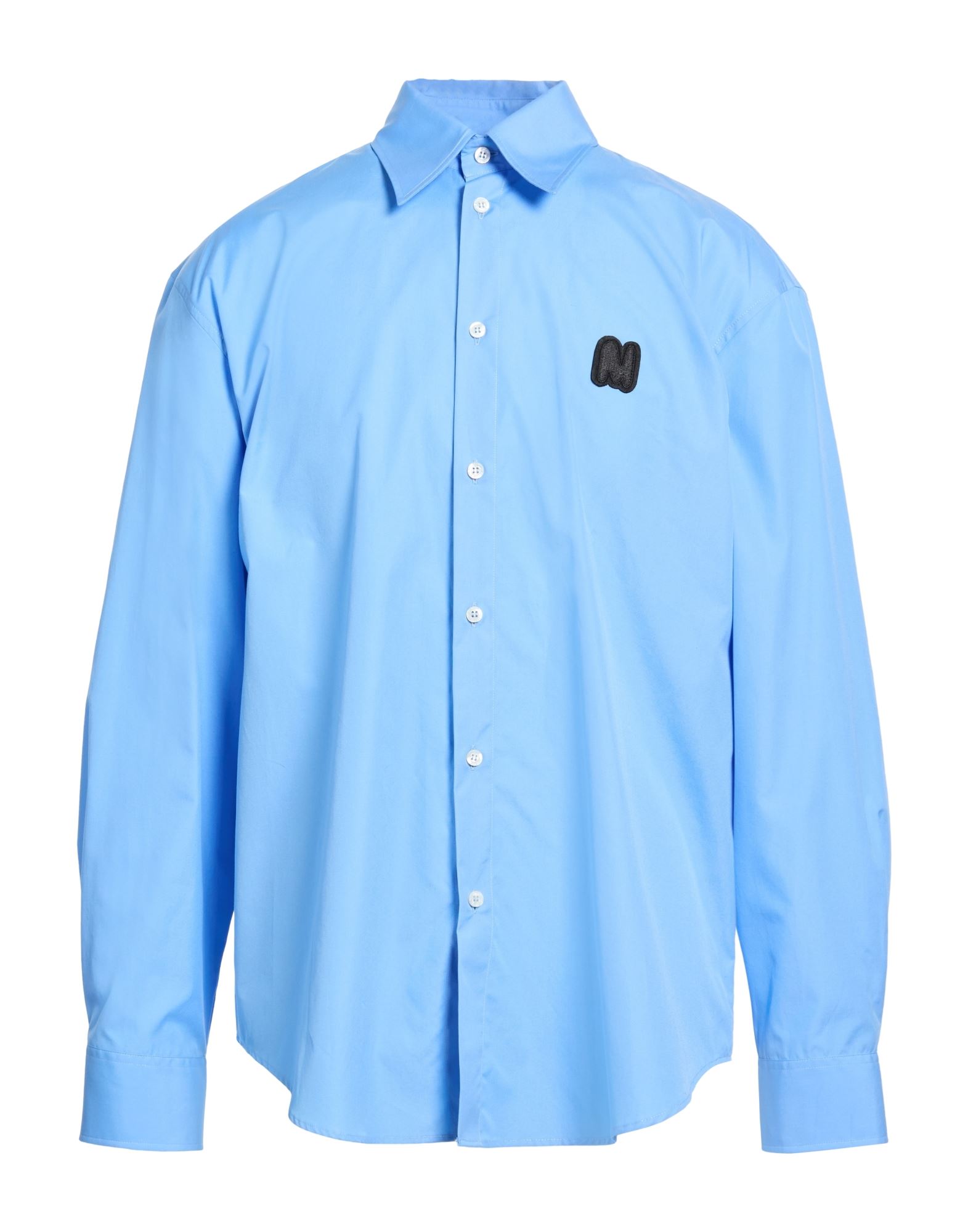 MSGM Hemd Herren Azurblau von MSGM