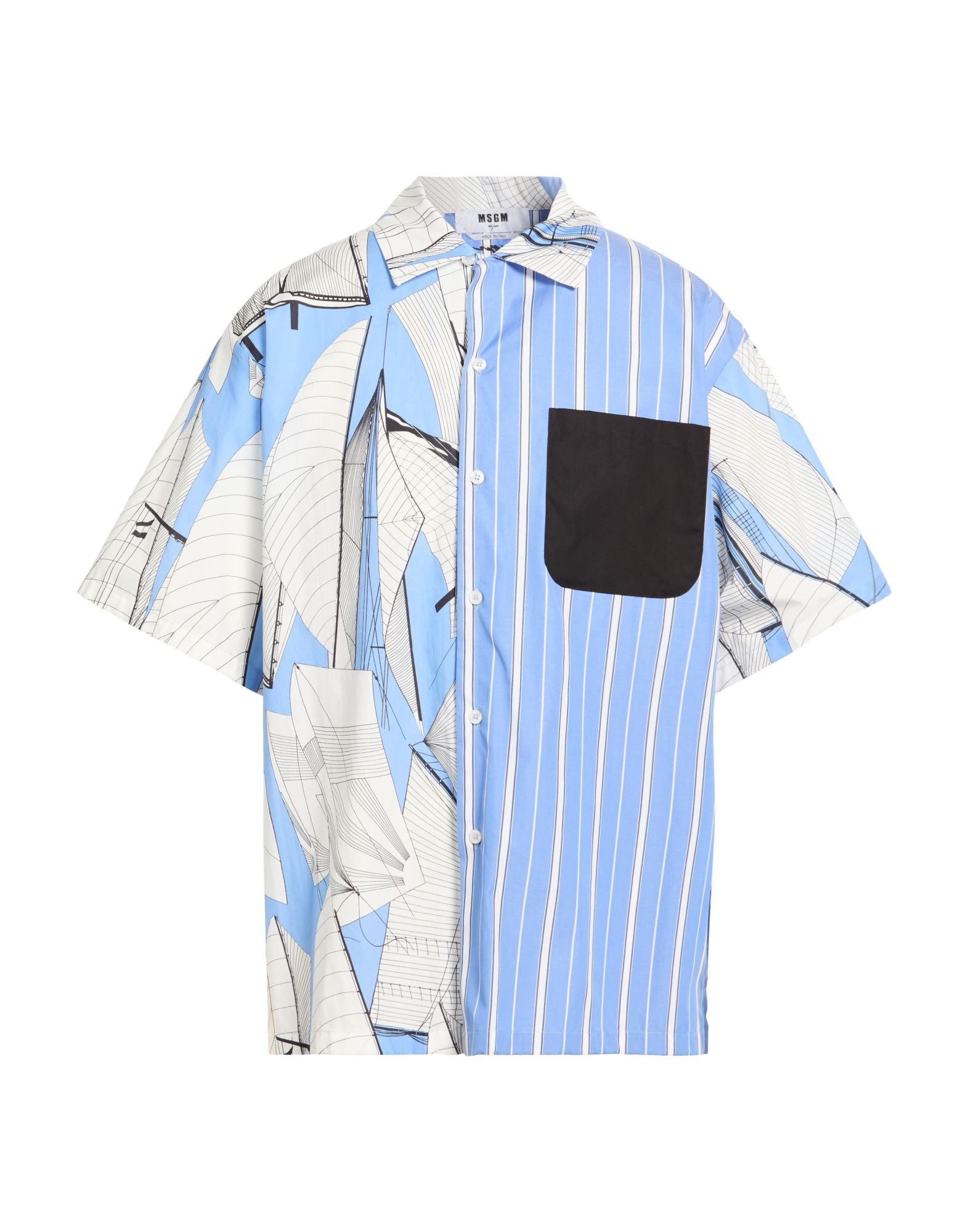 MSGM Hemd Herren Hellblau von MSGM