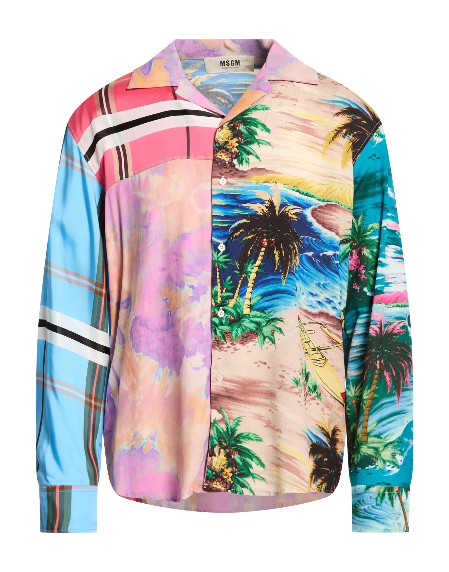 MSGM Hemd Herren Hellblau von MSGM