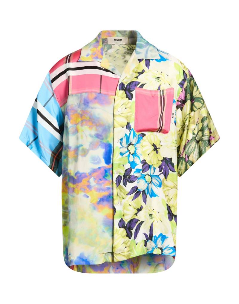 MSGM Hemd Herren Limettengrün von MSGM