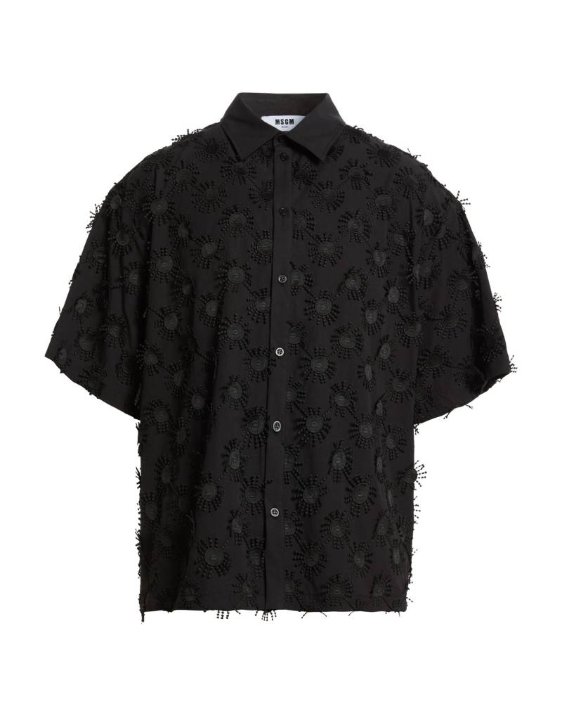 MSGM Hemd Herren Schwarz von MSGM