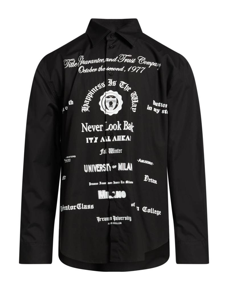 MSGM Hemd Herren Schwarz von MSGM