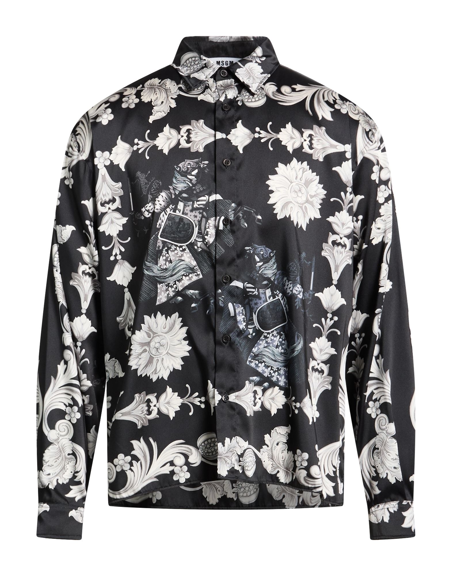 MSGM Hemd Herren Schwarz von MSGM