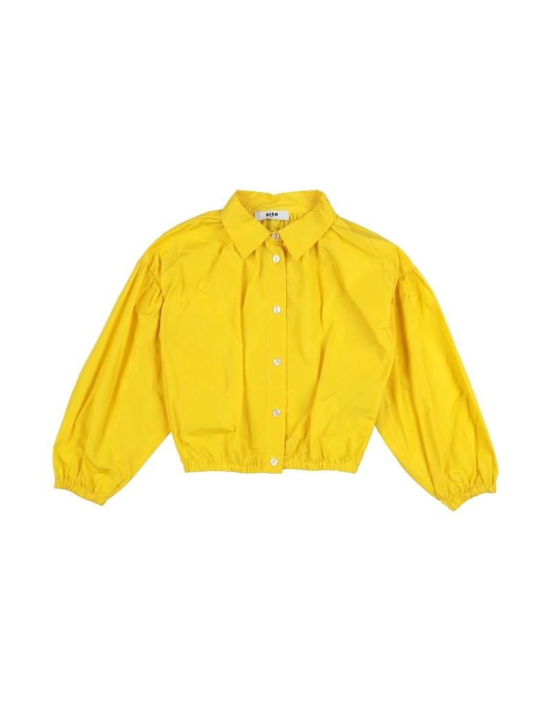 MSGM Hemd Kinder Gelb von MSGM