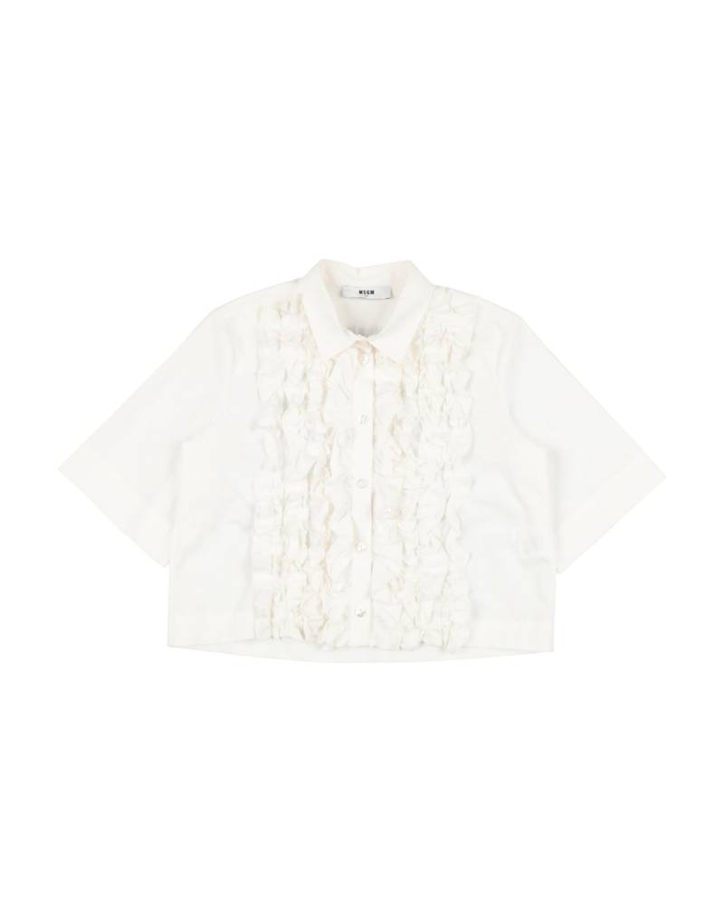 MSGM Hemd Kinder Off white von MSGM