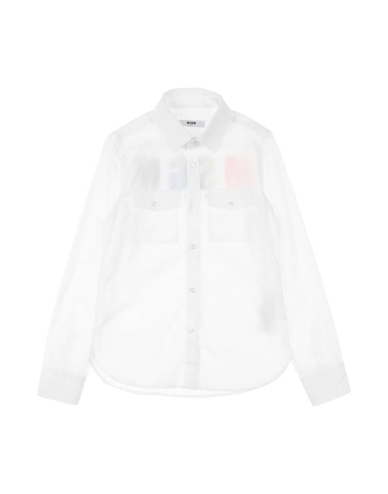 MSGM Hemd Kinder Weiß von MSGM
