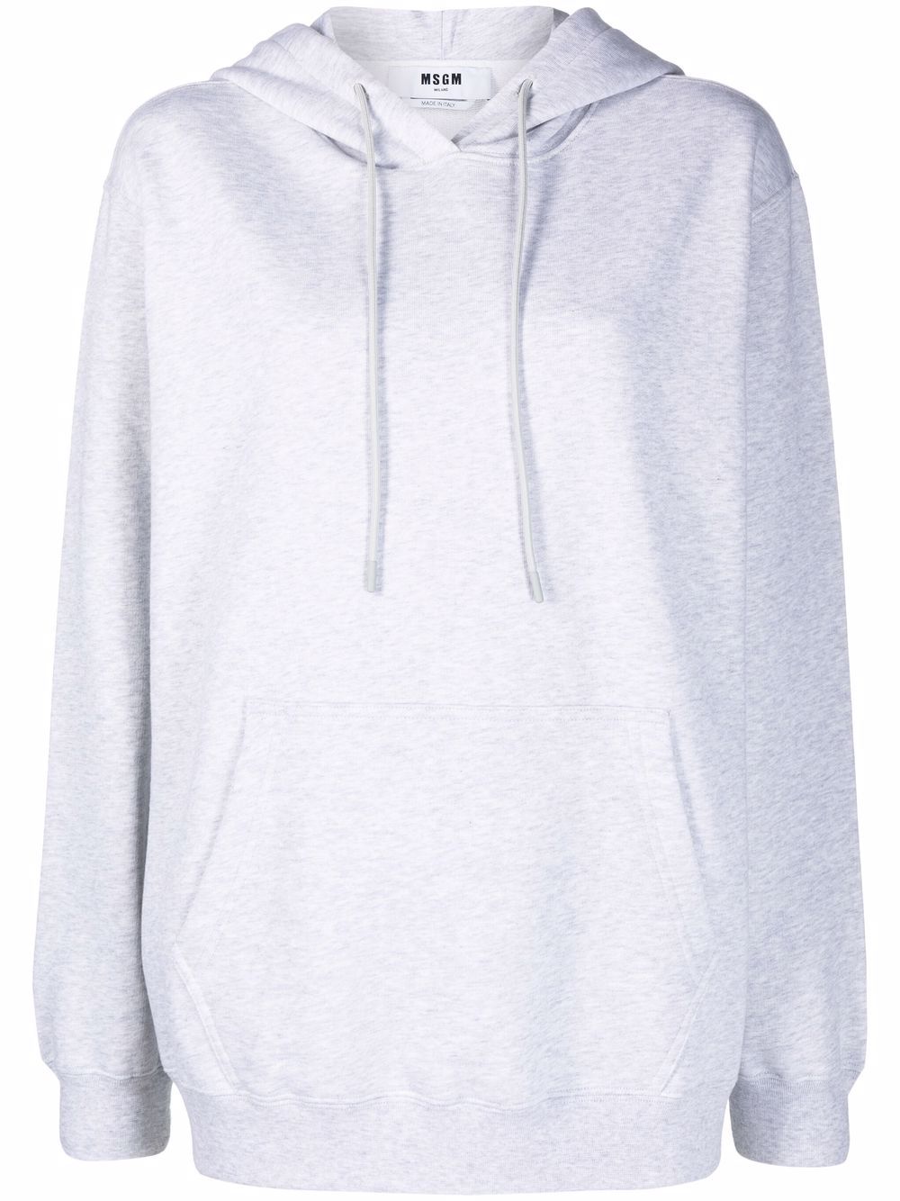 MSGM Hoodie mit Logo-Print - Grau von MSGM