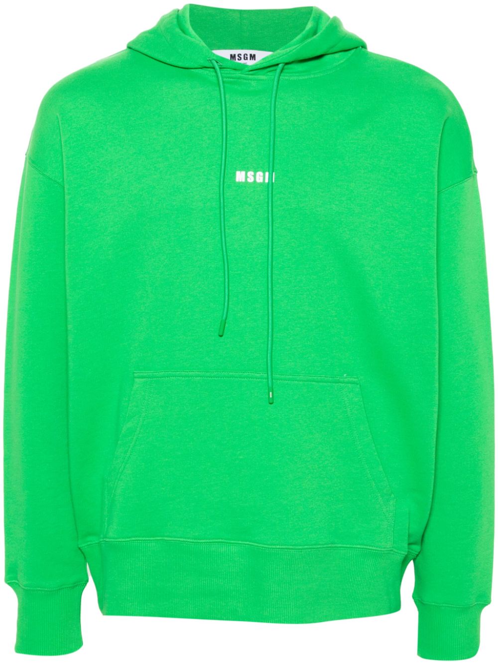 MSGM Hoodie mit Logo-Print - Grün von MSGM