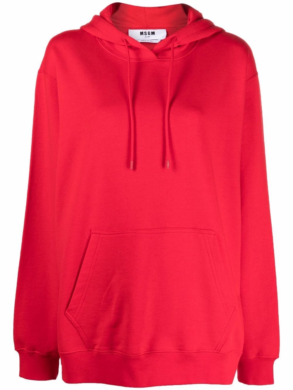 MSGM Hoodie mit Logo-Print - Rot von MSGM