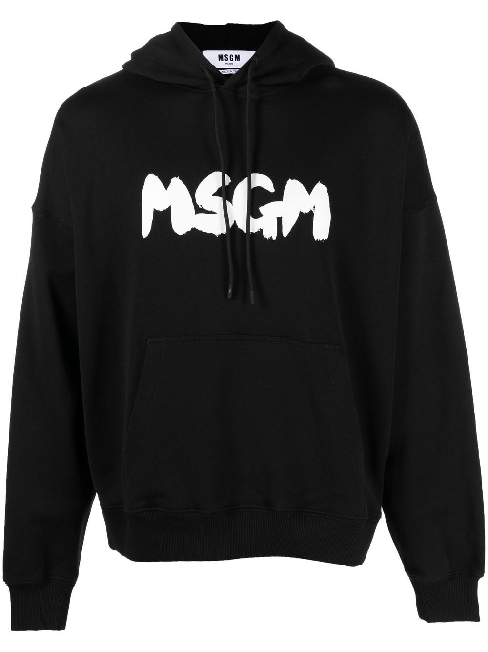 MSGM Hoodie mit Logo-Print - Schwarz von MSGM