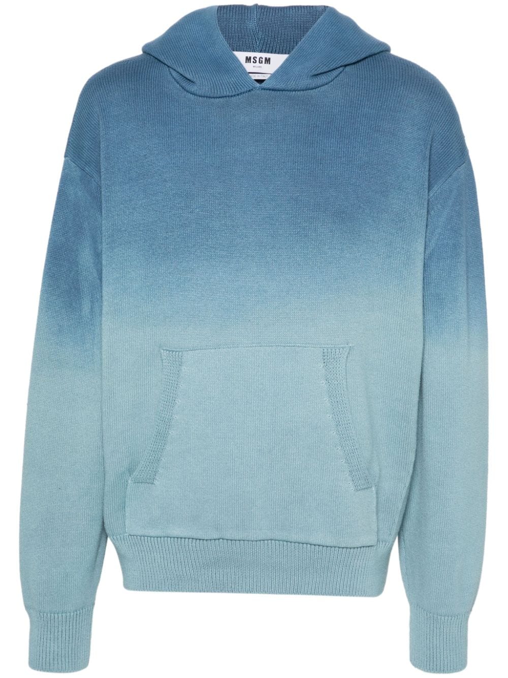 MSGM Hoodie mit Ombré-Effekt - Blau von MSGM